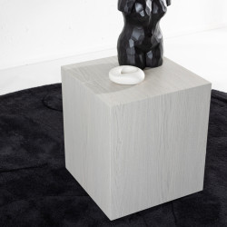 Table d'appoint cubique en bois PAUYO