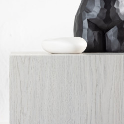 Table d'appoint cubique en bois PAUYO