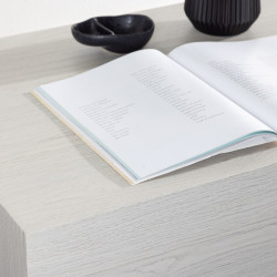 Table d'appoint cubique en bois PAUYO