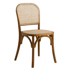 Lot de 2 chaises bistro cannage, 2 couleurs en stock marque Nordal
