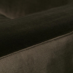 Grand canapé 372cm 4-5pl velours véritable style moderne - BePureHome