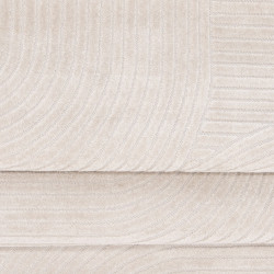 Tapis avec forme géométrique blanc 290x200cm