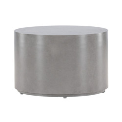 Table basse design d'extérieur grise LIMY