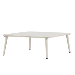 Table basse en métal beige LETYA