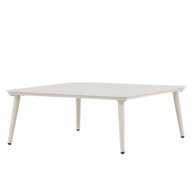 Table basse en métal beige LETYA