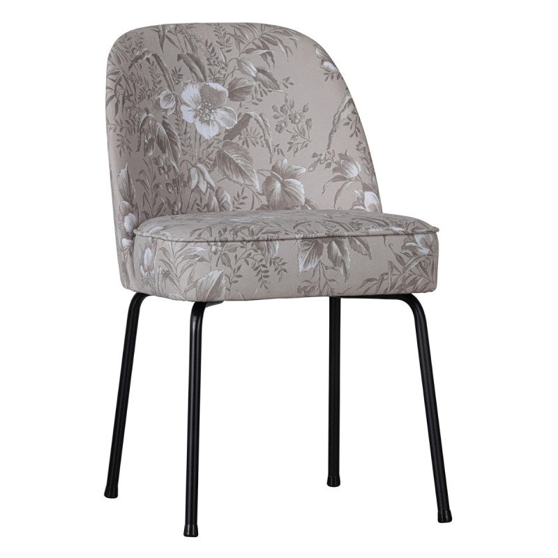 Chaises designs crapauds en velours fleuri - plusieurs couleurs dispos