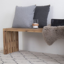 Banc moderne en bois de teck 140cm HERCULANO, top tendance
