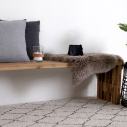 Banc moderne en bois de teck 140cm HERCULANO, top tendance