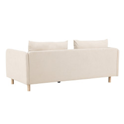 Canapé 3 places beige moderne