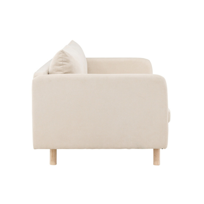 Canapé 3 places beige moderne
