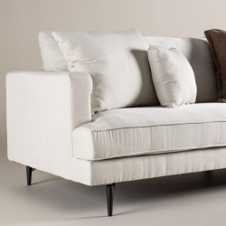Canapé 3 places moderne beige
