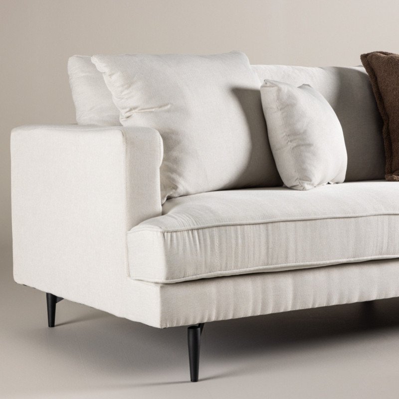 Canapé 3 places moderne beige