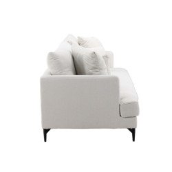 Canapé 3 places moderne beige