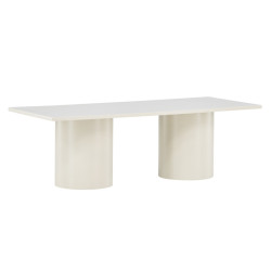 Table basse design en bois beige SANDA