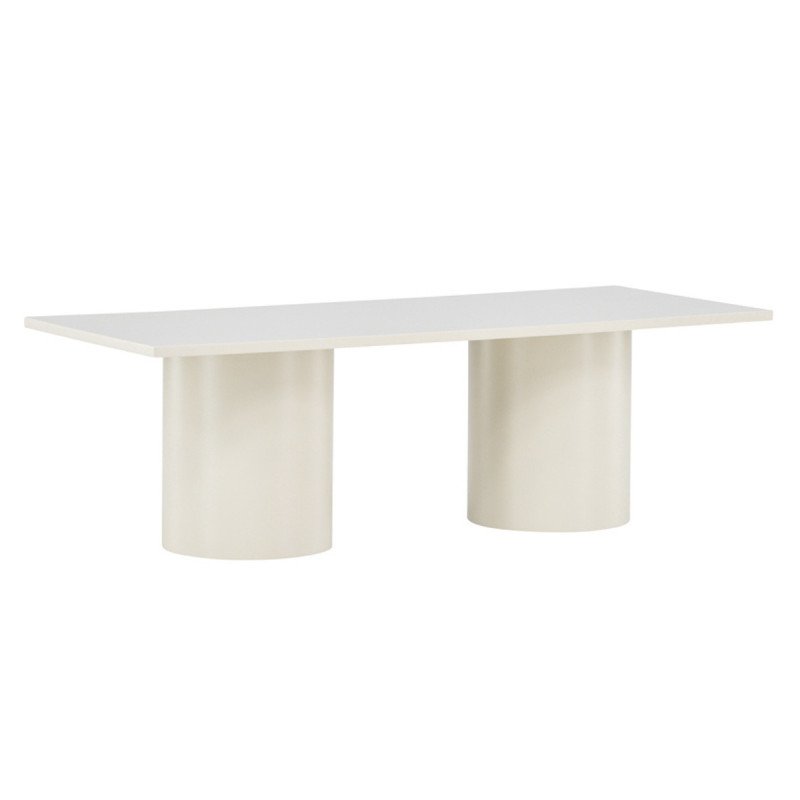 Table basse design en bois beige SANDA