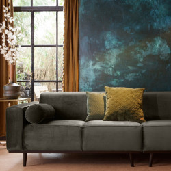 Grand canapé velours 4 places style rétro marque Be Pure Home
