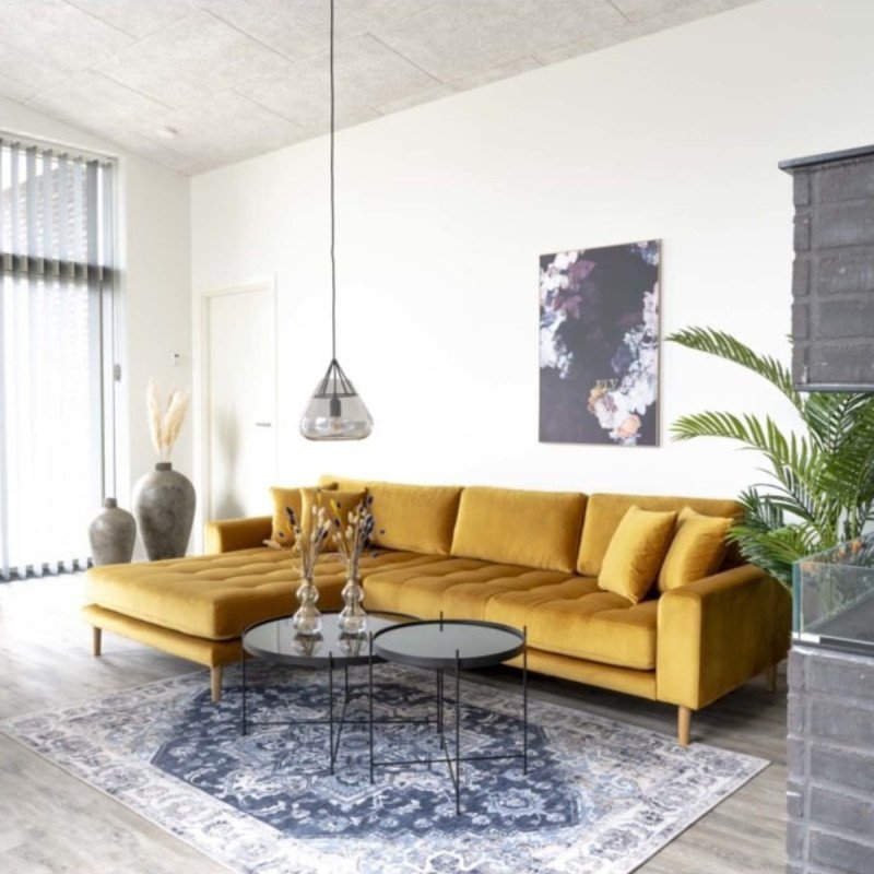 Table basse ronde plateau verre NATOU, tendance actuelle