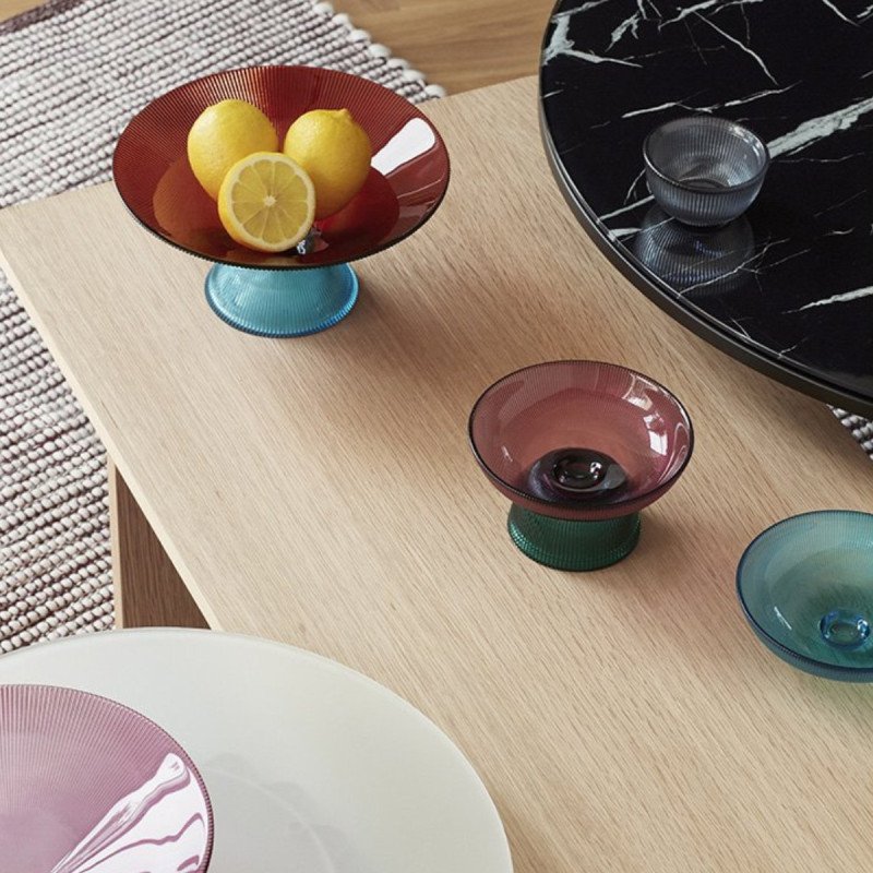 Table basse design en bois de chêne clair ARESEI