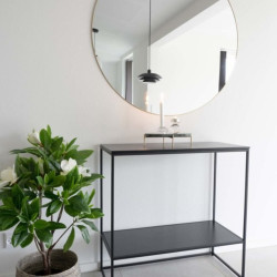 Console contemporaine en bois et métal GIVAUDE, tendance actuelle
