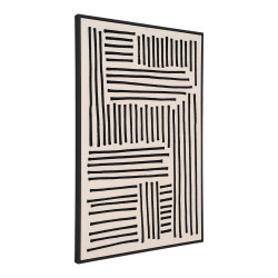 Tableau en tissu avec formes géométriques MARENA - Décoration
