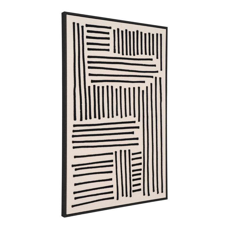 Tableau en tissu avec formes géométriques MARENA - Décoration