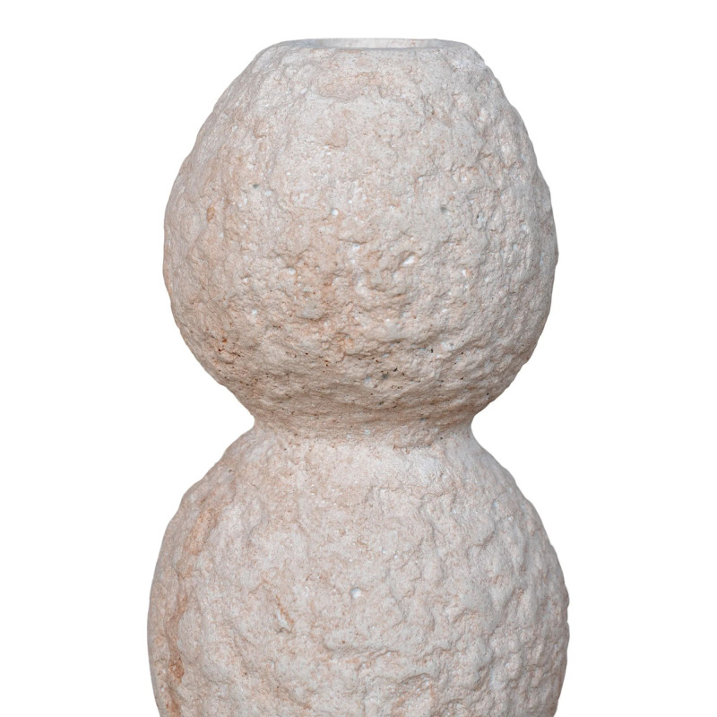 Lot de 2 bougeoirs en céramique AFYA - Décoration, Élégance