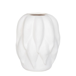 Vase moderne en céramique blanc CLYA - Décoration élégante