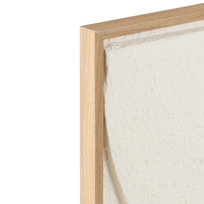 Tableau moderne en papier beige USERA - Déco Minimaliste