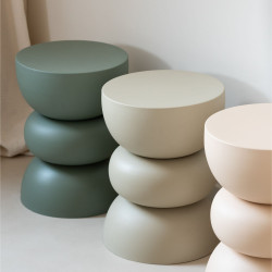 Table d'appoint design en métal FERO - Salon Moderne