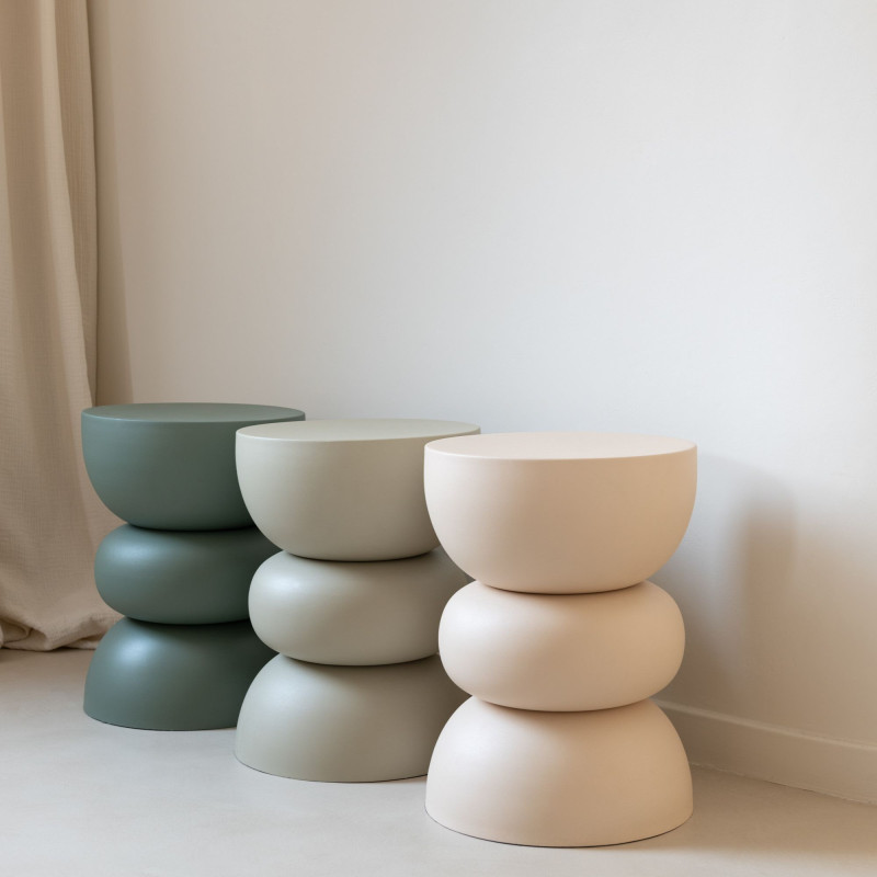 Table d'appoint design en métal FERO - Salon Moderne