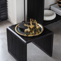 Set de 2 tables d'appoint en bois MALYO - Salon Design
