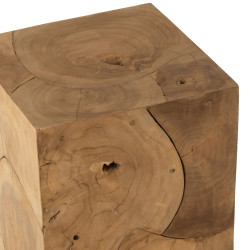Table d'appoint design en bois PUZIA - Design et Sophistication