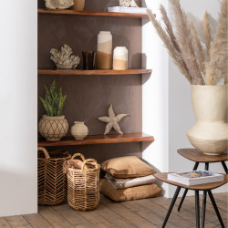 Set de 2 tables d'appoints triangulaire en bois NARAM - Minimaliste