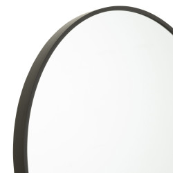 Miroir sur pieds en métal noir VANY - Moderne Chic