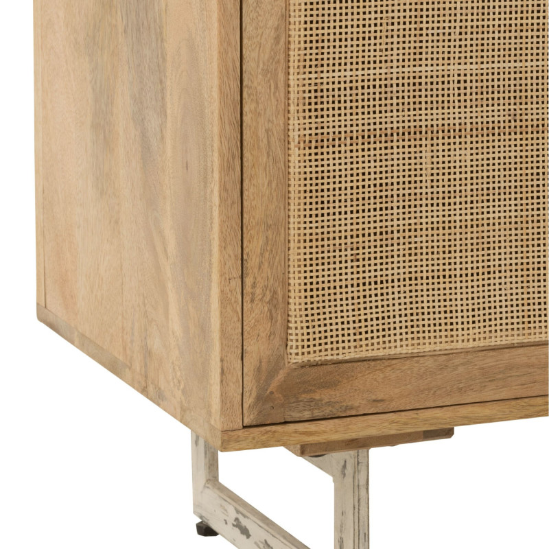 Armoire en bois 175x95 cm RATY - Bohème Chic