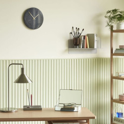 Étagère murale design en métal gris DOLF - Rangement Moderne