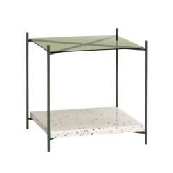 Table d'appoint design en terrazzo NIKA - Design Moderne