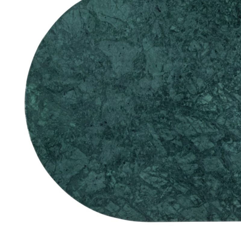 Table d'appoint en marbre vert NISIA : pour un Intérieur Design Chic