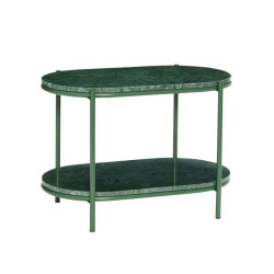 Table d'appoint en marbre vert NISIA : pour un Intérieur Design Chic