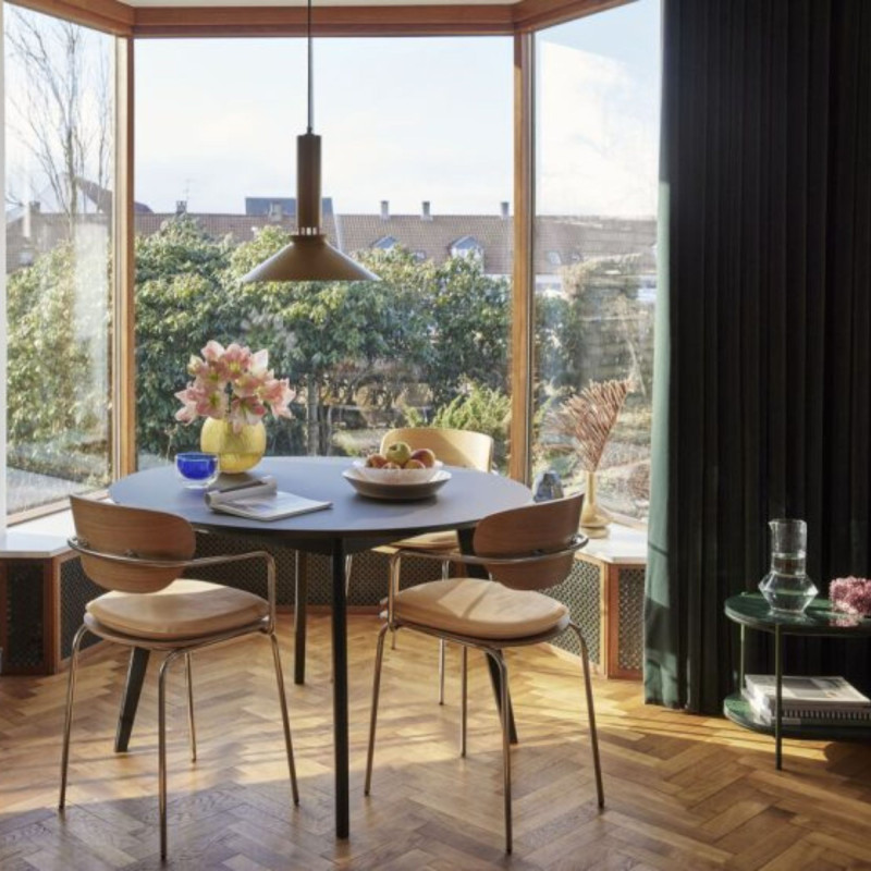 Table d'appoint en marbre vert NISIA : pour un Intérieur Design Chic