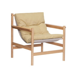 Fauteuil avec repose pieds en bois moderne HERIAN : Intérieur Design