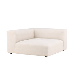 Canapé modulable en tissu beige 135x105cm VANIA