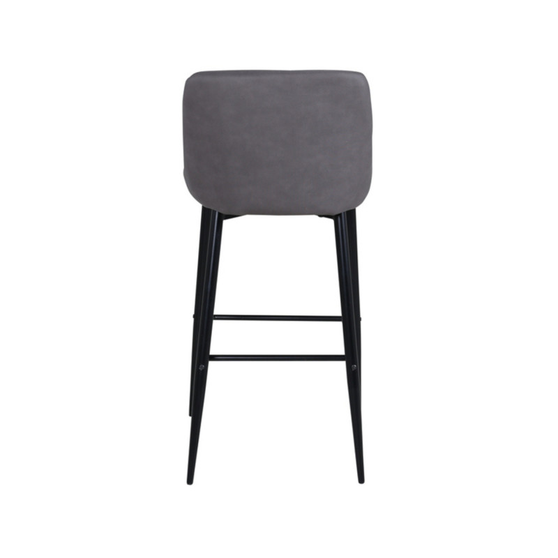 Lot de 2 tabourets avec dossier en simili MERLIN