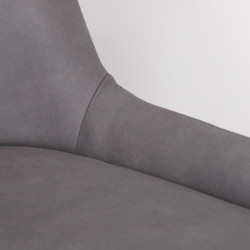 Lot de 2 tabourets avec dossier en simili MERLIN