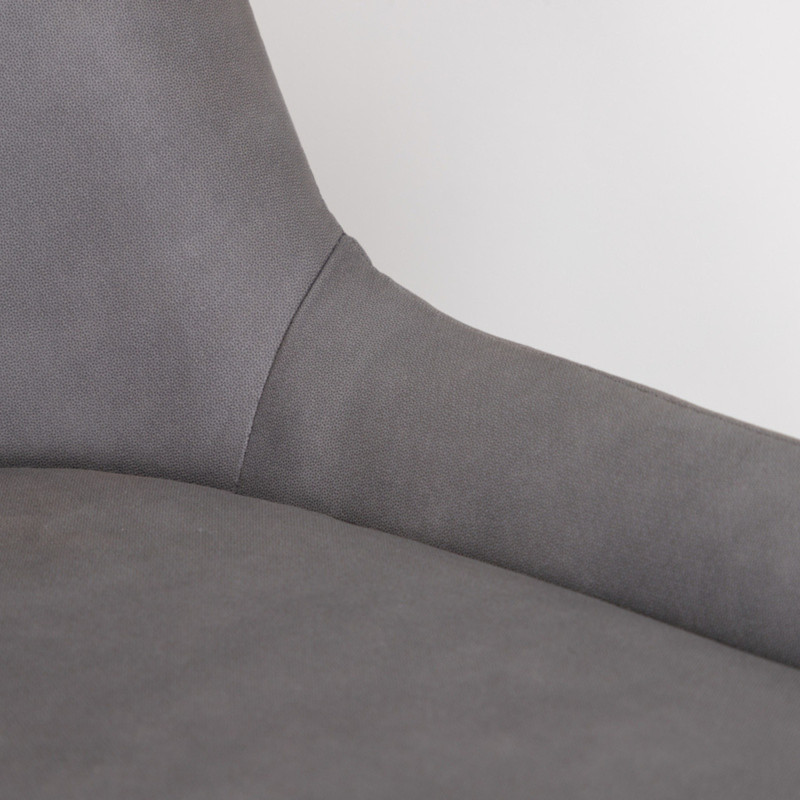 Lot de 2 tabourets avec dossier en simili MERLIN