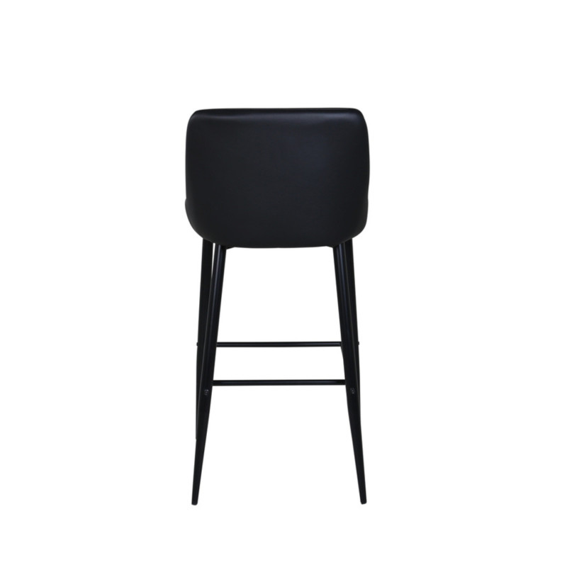 Lot de 2 tabourets avec dossier en simili MERLIN